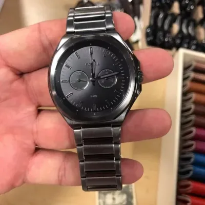Fossil Evanston Multifunction Gunmetal Stainless Steel Watch